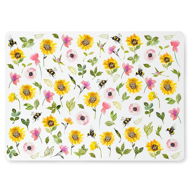 floral bee honeybee placemat