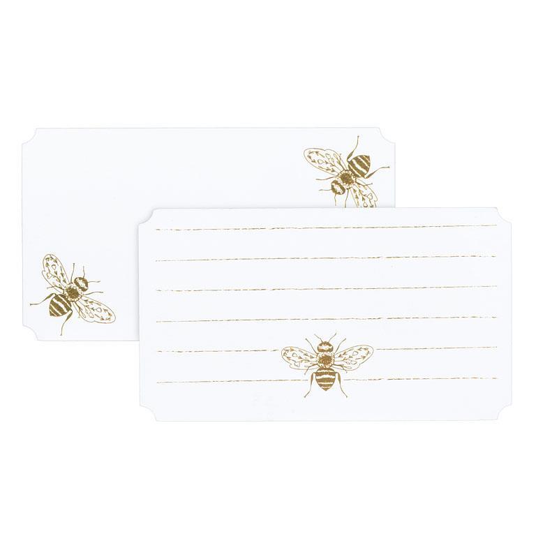 mini memo bee place cards bee note cards