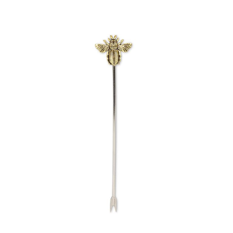 Golden Bee Bee Cocktail Picks. Set of 4