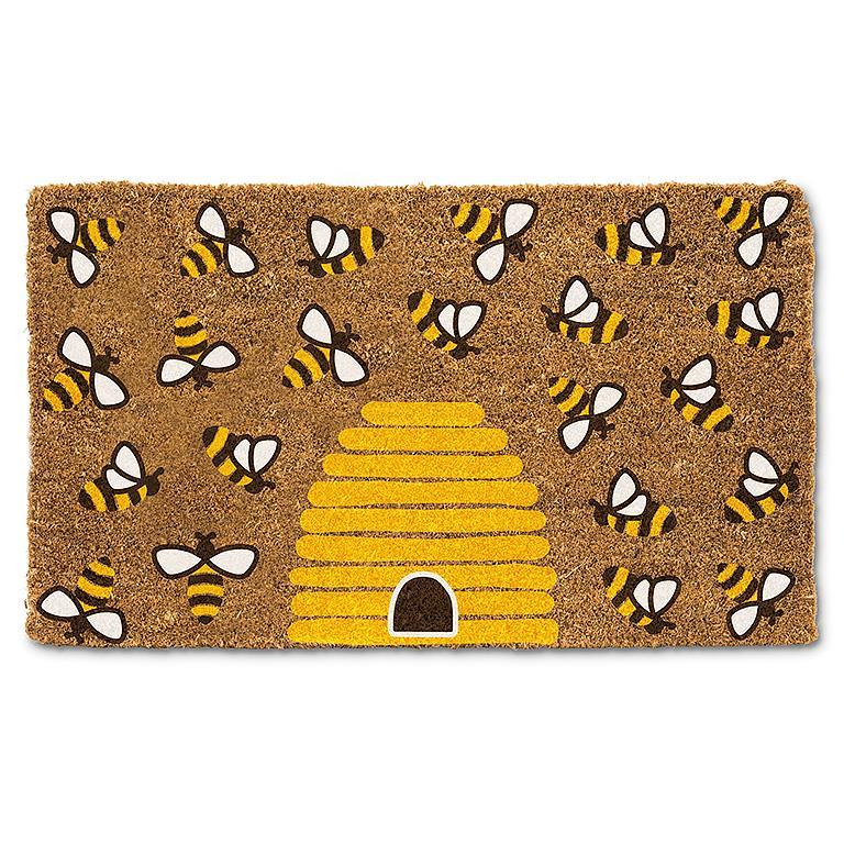 flying bees beehive doormat bee