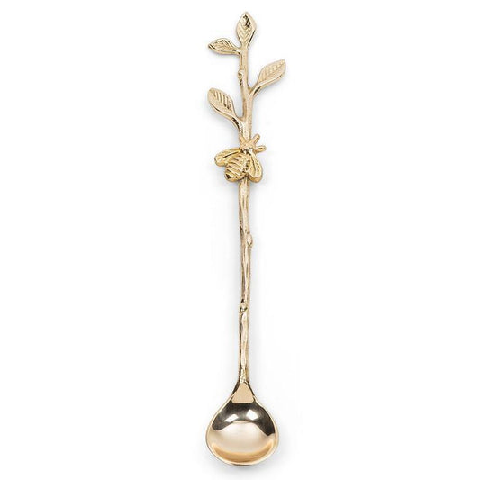 bee honey spoon gold honey bee theme