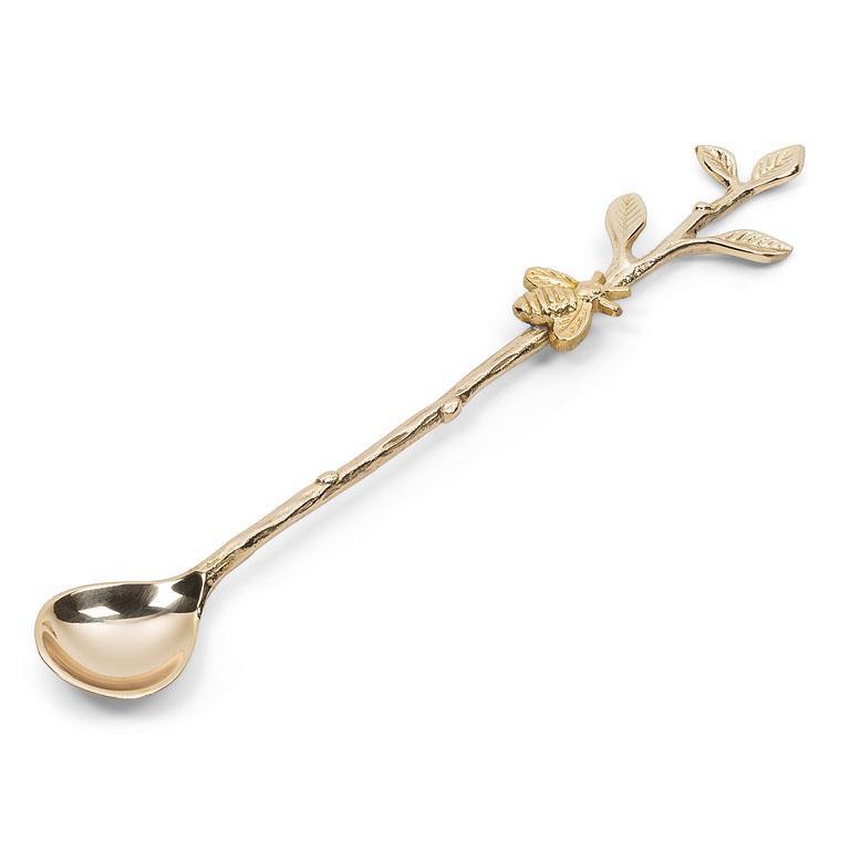 bee honey spoon gold honey bee theme