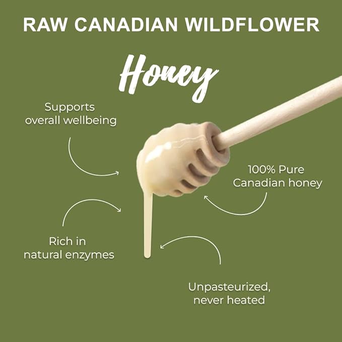 Natural Raw Boreal Forest Wildflower Honey 500g