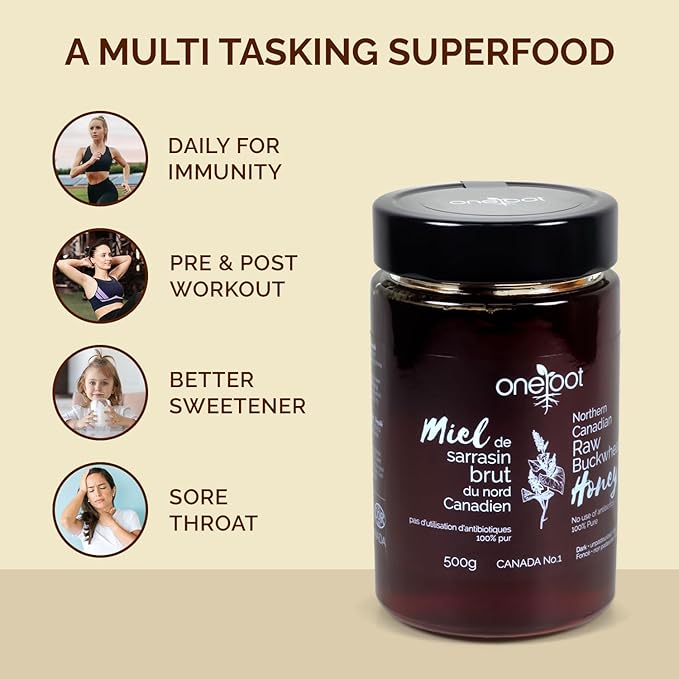 Natural Raw Buckwheat Honey 500g