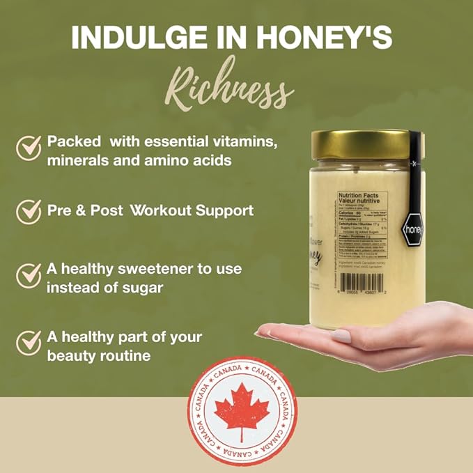 Natural Raw Boreal Forest Wildflower Honey 500g