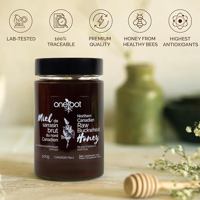 Natural Raw Buckwheat Honey 500g