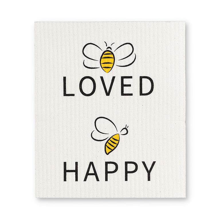 bee designed dish cloths clean kitchen kitchen accessory