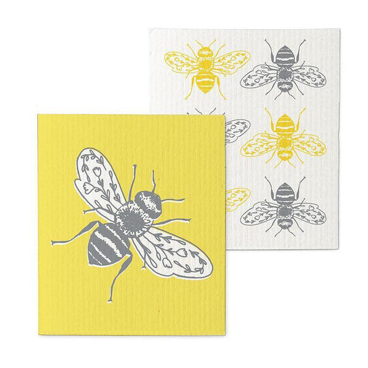 bee dish cloths clen kitchen cleaning cloth