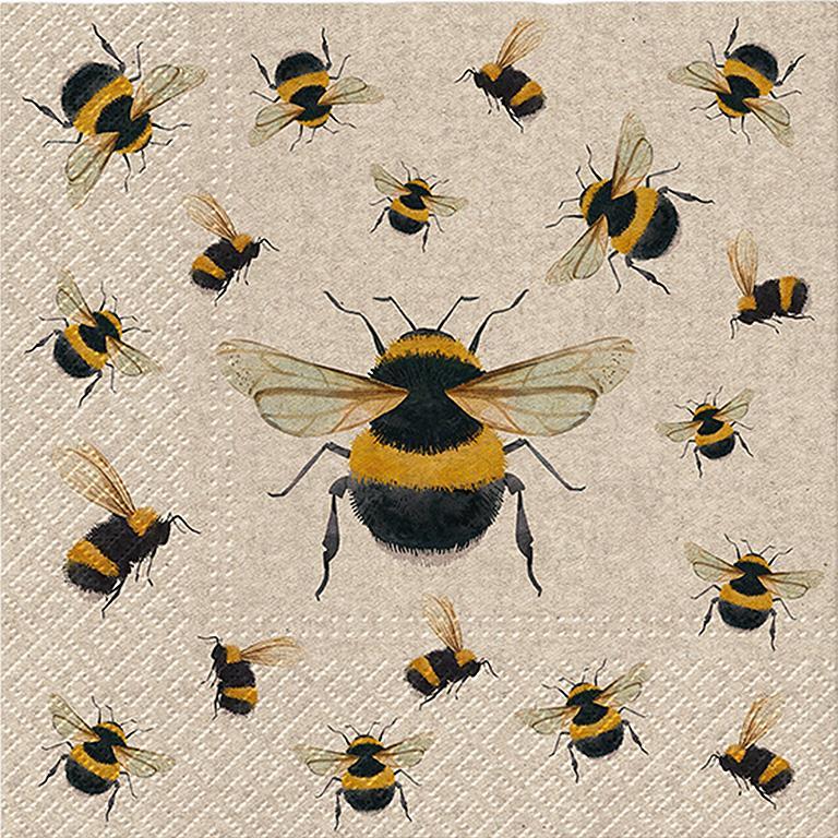 honeybee bee napkin serviettes