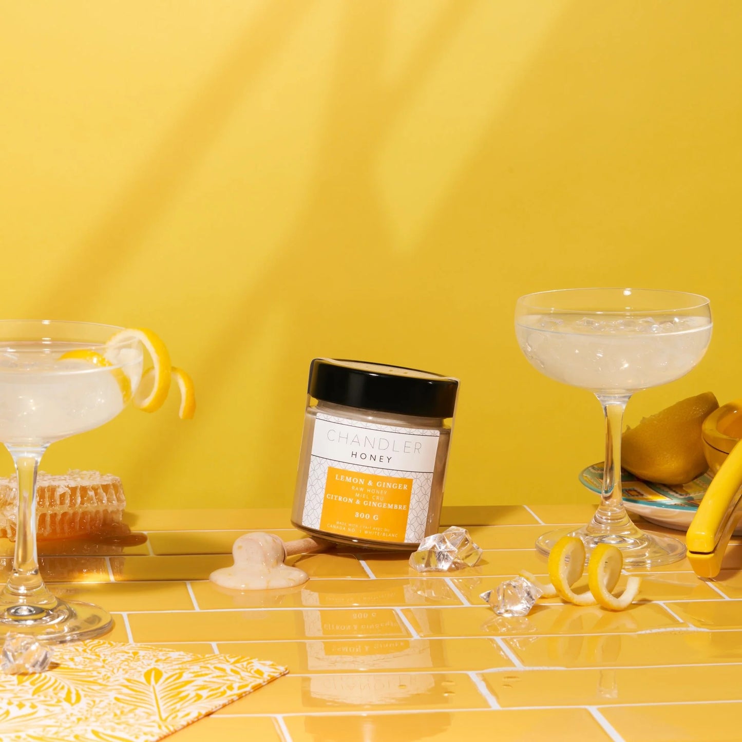 lemon ginger organic honey chandler honey