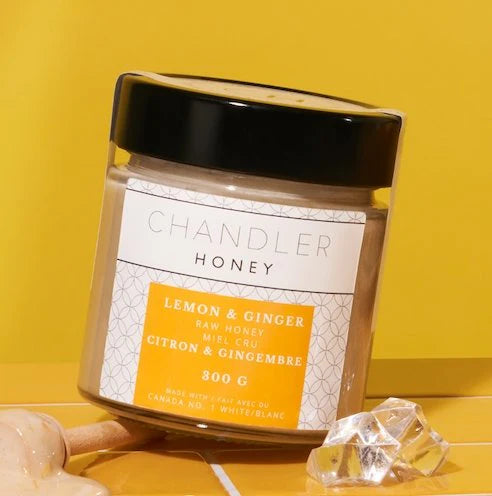 lemon ginger organic honey chandler honey