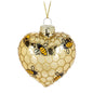 bee heart ornament christmas honeybee