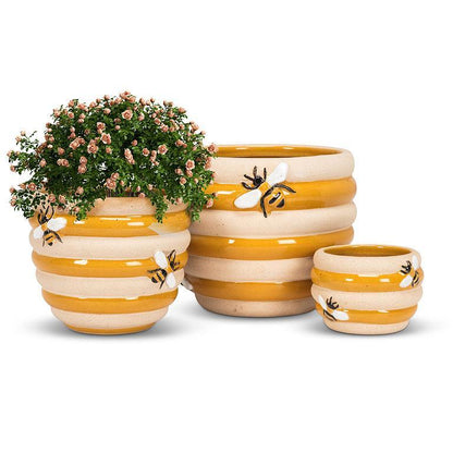 beehive honey pot with dauber toast kitchen accessory