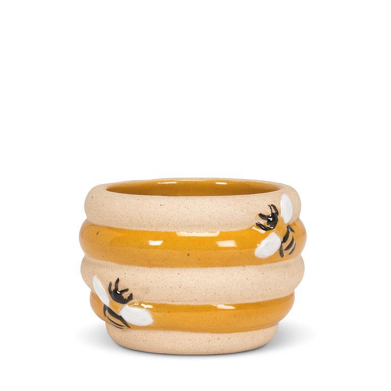 beehive honey pot with dauber toast kitchen accessory