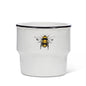 rimmed planter with solo bee planter  honeybee planter gardening