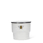 rimmed planter with solo bee planter  honeybee planter gardening