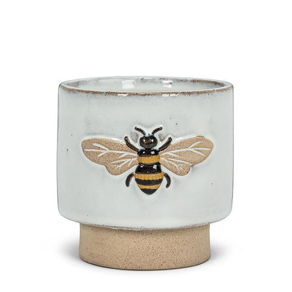 bee embossed planter flower planter gardening honeybee