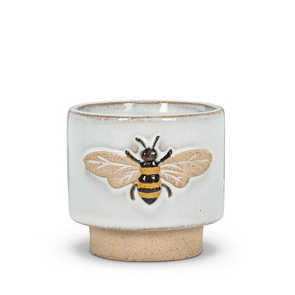 bee embossed planter flower planter gardening honeybee