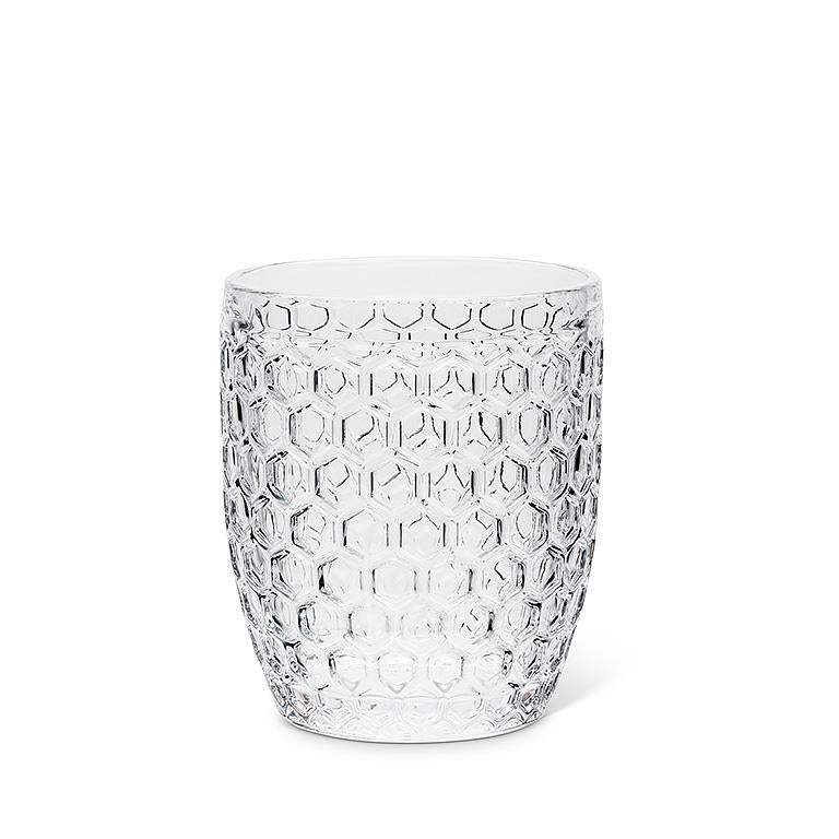 honeycomb wine glass bee theme stemless glass glassware tumbler