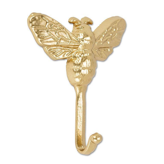 gold bee honeybee hook coat hook