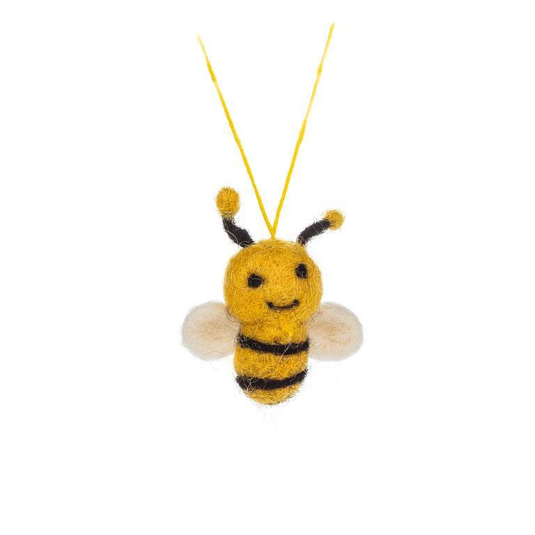 mini felt bee bee decor honeybee christmas