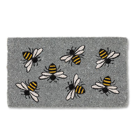 honey bee queen bee doormat outdoors mat buzzing bees