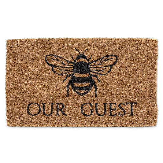 bee our guest doormat black