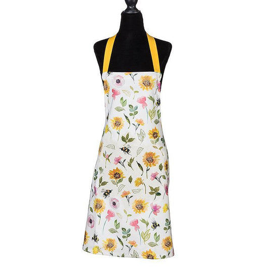 bee honeybee floral apron