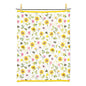 honeybee bee floral dishcloth dish towel