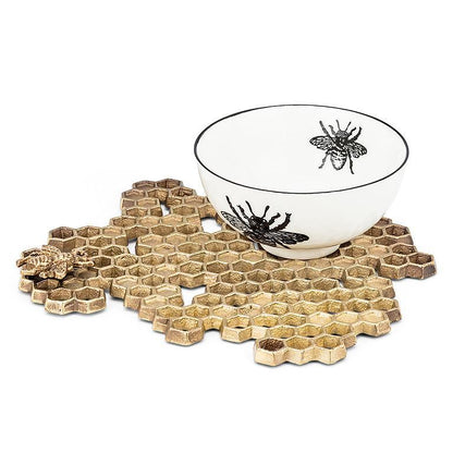 honeycomb trivet pot holder 