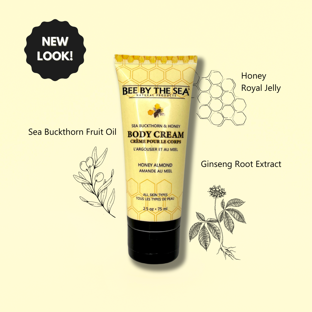 bee by the sea body cream tube body cream soft skin nourished skin 