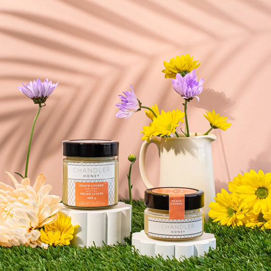 peach lychee organic honey chandler honey